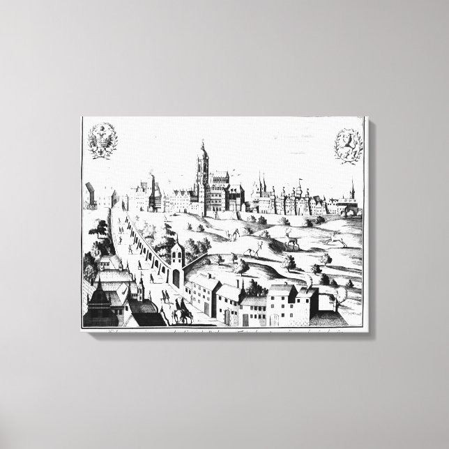 The Defenestration of Prague, 3rd August 1618 Canvas Print (Front)