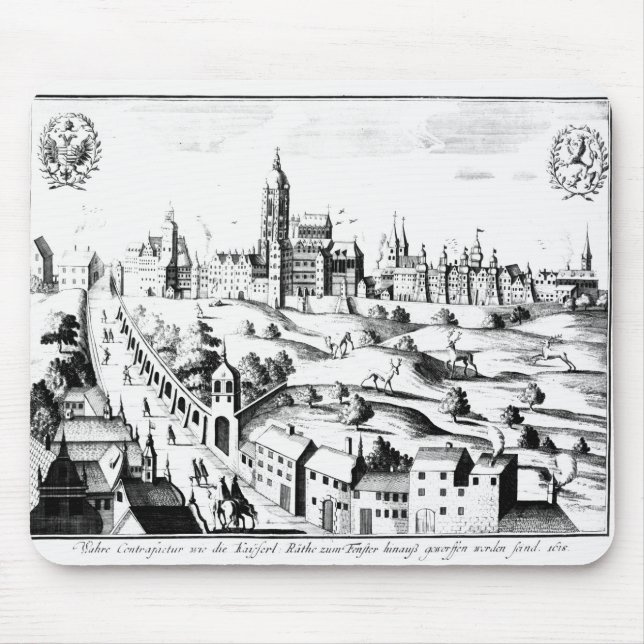 The Defenestration of Prague, 3rd August 1618 Mouse Mat (Front)