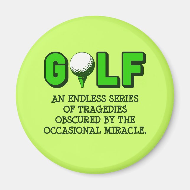 THE DEFINITION OF GOLF MAGNET (Front)