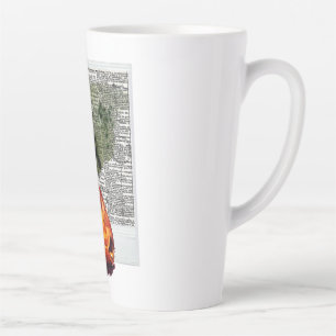 The Definitive Fox Instant Photo Watercolor Latte Mug