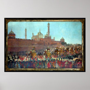 The Delhi Durbar of 1903 Poster