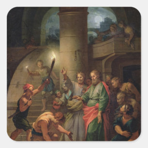 The Deliverance of St. Paul and St. Barnabas Square Sticker