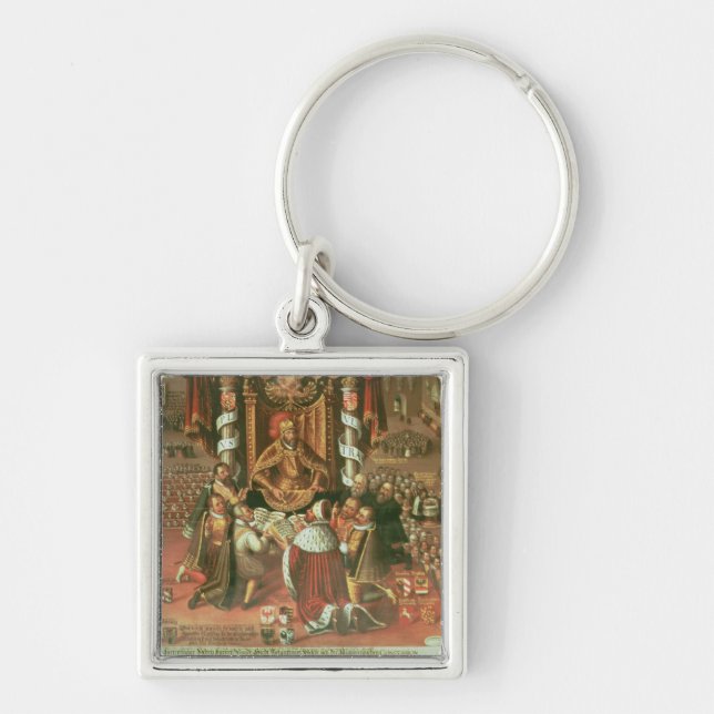 The Delivery of the Augsburg Confession Key Ring (Front)