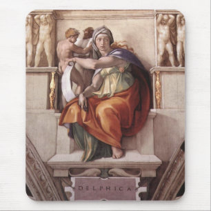 The Delphic Sibyl - Fresco Sistine Chapel Mouse Mat