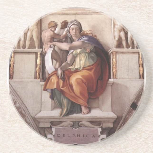 The Delphic Sybil Coaster (Front)