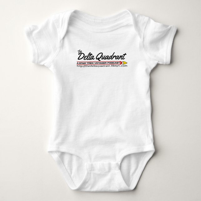The Delta Quadrant logo Baby Bodysuit (Front)