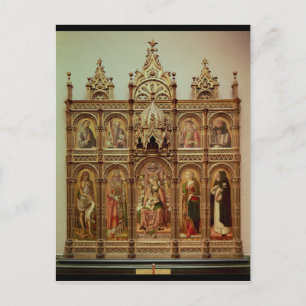 The Demidoff Altarpiece, 1476 Postcard