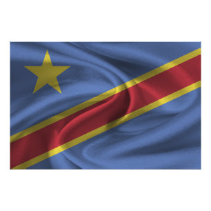 The Democratic Republic of the Congo Flag Photo Print