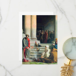 The Denial of Peter by Carl Bloch Thank You Card