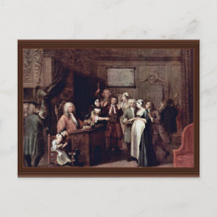 The Denunciation By Hogarth William (Best Quality) Postcard
