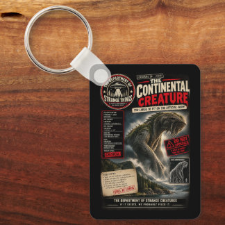 The Department of Strange Things Key Ring