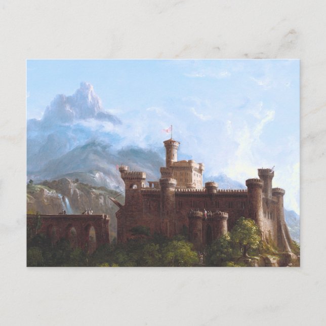 The Departure by Thomas Cole Postcard (Front)