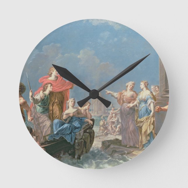 The Departure of Aeneas Round Clock (Front)
