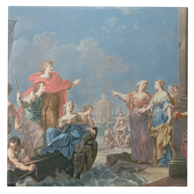 The Departure of Aeneas Tile (Front)
