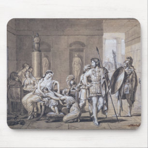 The Departure of Hector, c.1812 Mouse Mat