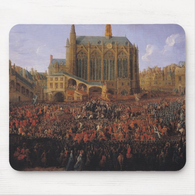The Departure of Louis XV  from Mouse Mat (Front)
