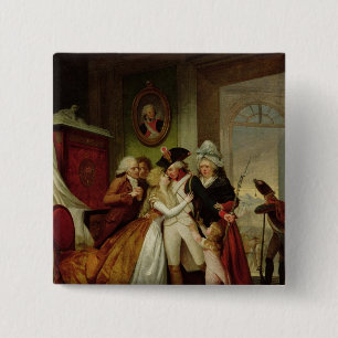 The Departure of the Volunteers 15 Cm Square Badge