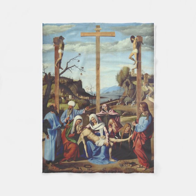 The Deposition of Jesus Christ Fleece Blanket (Front)