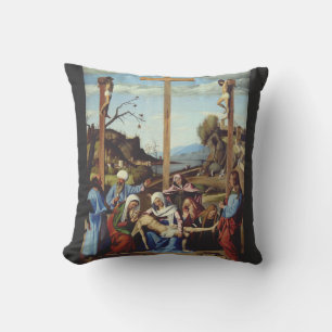 The Deposition of Jesus Christ Sacred Icon Art Cushion
