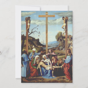 The Deposition of Jesus Christ Sacred Icon Art Invitation
