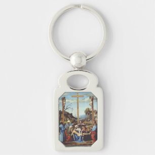 The Deposition of Jesus Christ Sacred Icon Art Key Ring