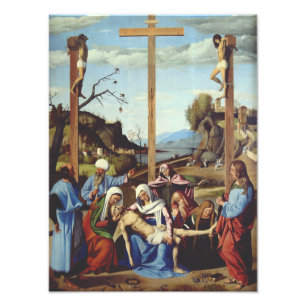 The Deposition of Jesus Christ Sacred Icon Art Photo Print
