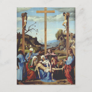 The Deposition of Jesus Christ Sacred Icon Art Postcard