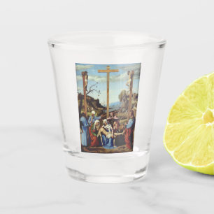 The Deposition of Jesus Christ Sacred Icon Art Shot Glass
