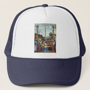 The Deposition of Jesus Christ Sacred Icon Art Trucker Hat