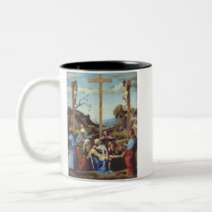 The Deposition of Jesus Christ Two-Tone Coffee Mug