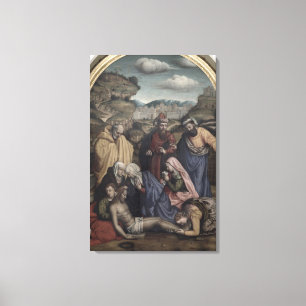 The Deposition (oil on canvas) Canvas Print