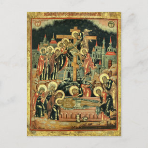 The Deposition Orthodox Christian Icon Postcard