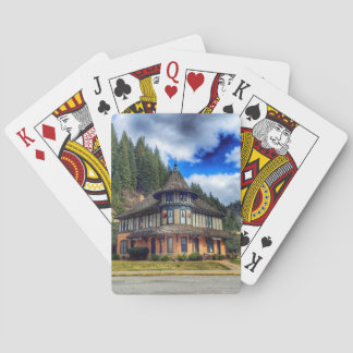 The Depot in Wallace Idaho Playing Cards