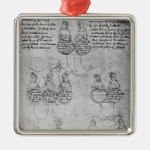 The Descendants of Countess Anne, c.1483 Metal Tree Decoration