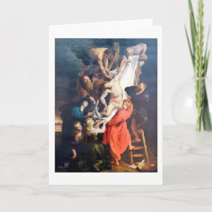 The Descent from the Cross, Rubens Card