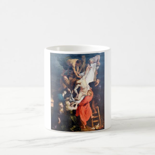 The Descent from the Cross, Rubens Coffee Mug (Center)