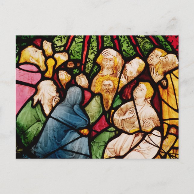 The Descent of the Holy Spirit, c.1400 Postcard (Front)