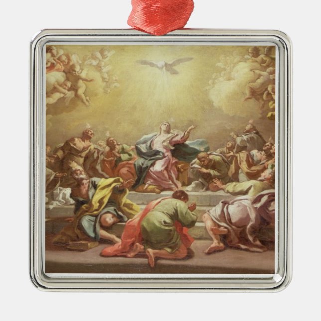 The Descent of the Holy Spirit Metal Tree Decoration (Front)