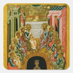 The Descent of the Holy Spirit Square Sticker