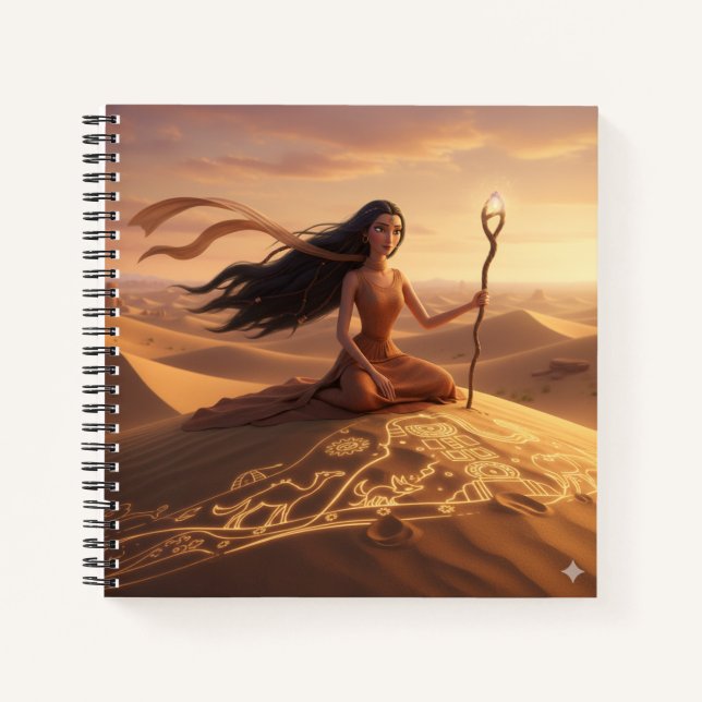 The Desert Story Spinner Notebook (Front)