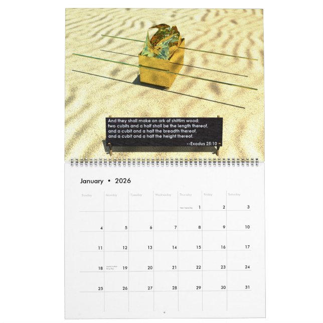 The Desert Tabernacle Calendar (Jan 2026)