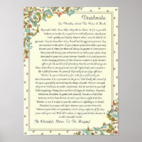The Desiderata Poem by Max Ehrmann