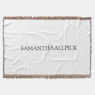 the designable throw blanket