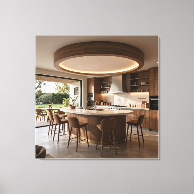 The Designer’s Circular Bar Canvas Print (Front)