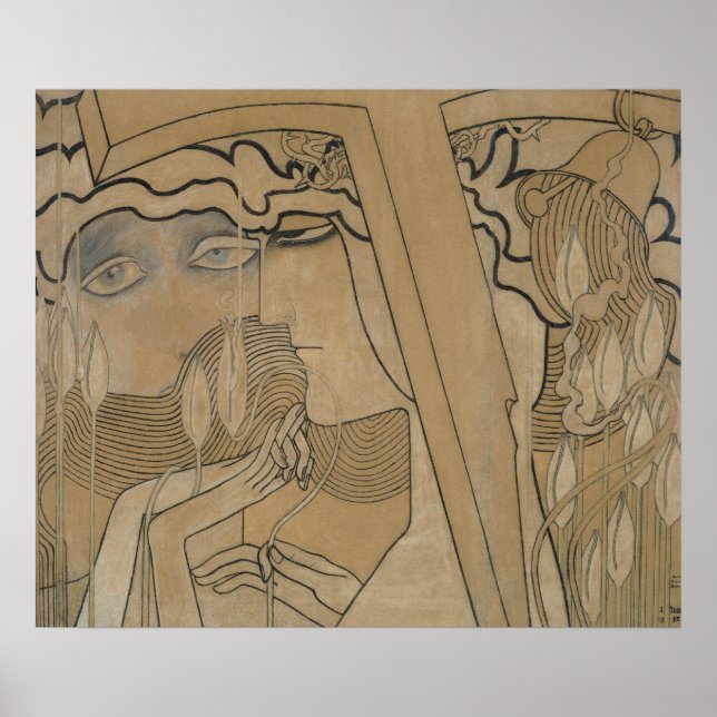 The Desire and the Satisfaction, 1893 Poster (Front)