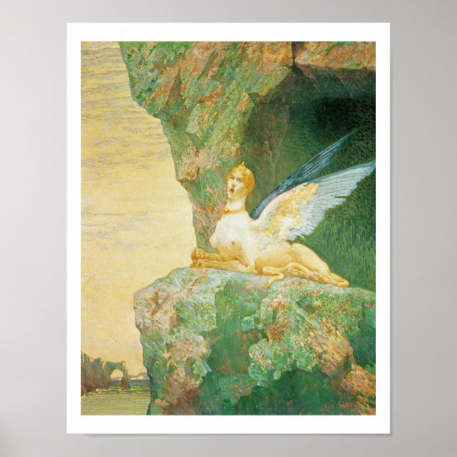 The Despair of the Sphinx, 1890 Poster (Front)