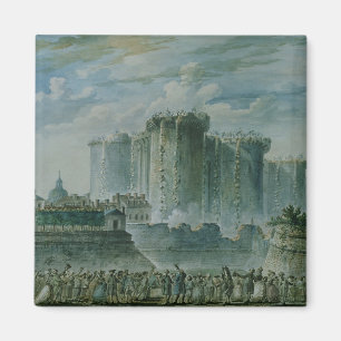 The Destruction of the Bastille, 14th July 1789 Magnet