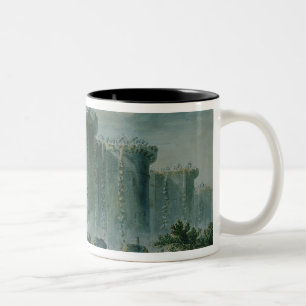 The Destruction of the Bastille, 14th July 1789 Two-Tone Coffee Mug