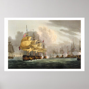 The Destruction of the Danish Fleet before Copenha Poster