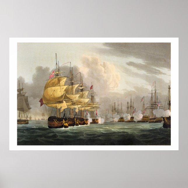 The Destruction of the Danish Fleet before Copenha Poster (Front)